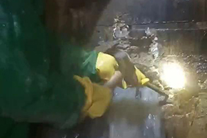 济源消防水池堵漏施工视频